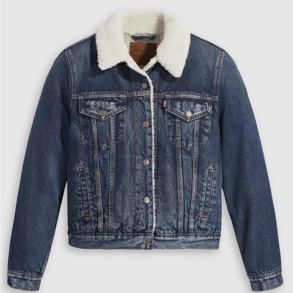 Levi's Women's ORIGINAL SHERPA TRUCKER JACKET - Picture 2 of 7